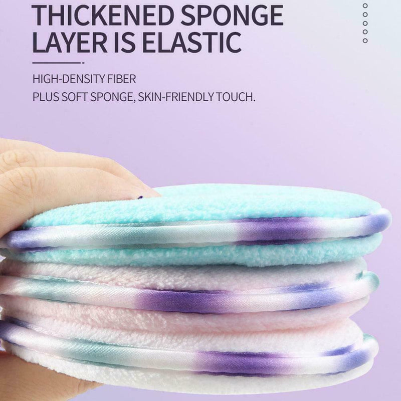 3Pcs Makeup Remover Pads Microfiber Reusable Face Towels Cotton Cloth Wipes S2D3