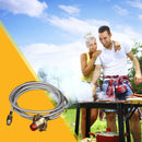 Flat Gas Cylinder Coupler Picnic Stove Head Gas Tank Converter Refill Adapter