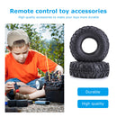 AUSTAR 4pcs Rubber Wheel Tires for 1/10 RC Crawler Axial SCX10 90046 SCX10