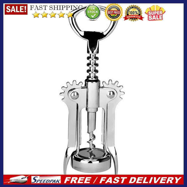 Stainless Steel Metal Wine Corkscrew Bottle Handle Opener Corkscrews