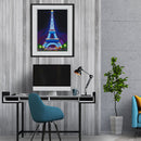 Full Round Drill Rhinestone Diamond Painting Luminous Iron Tower Handwork Craft