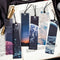 Durable Page Clip Reader Book Markers Set Page Markers Galaxy Pattern Bookmark