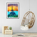 5D Tower Mosaic Diamond Painting Drawing Full Round Drill DIY Art Handcraft Kit