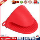 2pcs Kitchen Silicone Anti-scald Insulation Gloves Non-slip Oven Sleeve Set