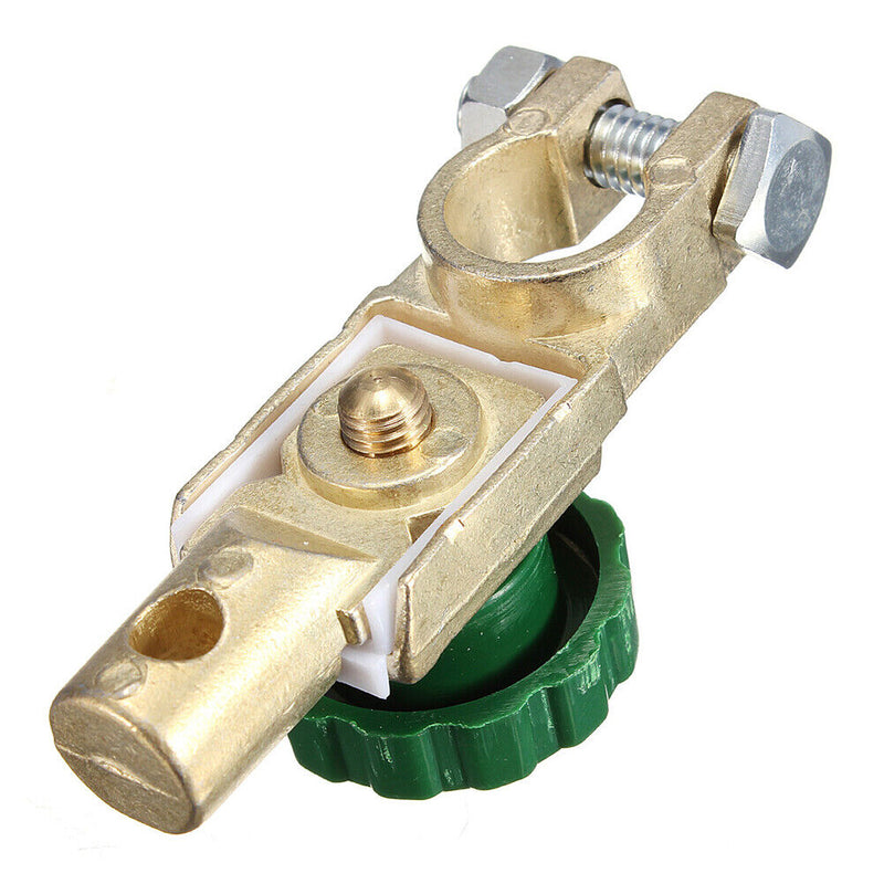 Zinc Alloy Copper Car Battery Terminal Link Switch Cut-off Switches (Green)