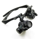 9892G Magnifier Glasses Loupes with LED Jeweler Watch Repair Magnifying Eyewear