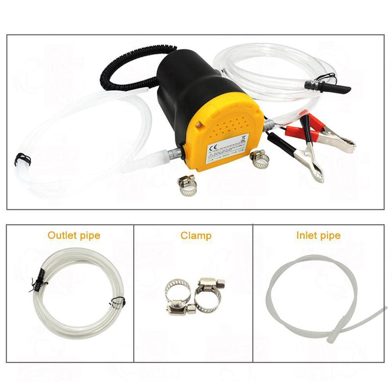 Car Electric Submersible Pump Fluid Oil Drain Extractor for RV Boat (12V) Newly