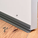 Door Window Bottoom Seal Strip Windproof Self Adhesive Sealing Tape (Grey) Newly