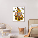 DIY Rhinestone Bee Gnome Full Round Drill Diamond Painting Mosaic Home Decor