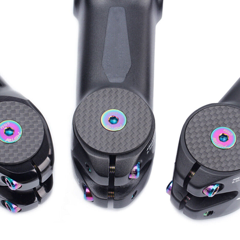 RISK Bicycle Headset Cover Carbon Fiber MTB Road Bike Stem Top Cap (31.8mm)