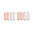 5pcs Gel Finger Cap Protect Cracked Cover Cots Hand Skin Care (Closed Pink)