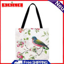 Motingdi Flower and Bird Printed Car Shopping Bag, Casual, Large Cape