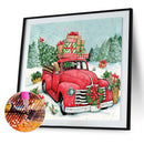 5D Christmas Car Diamond Painting Round Drill Rhinestone Picture Craft for Gift