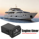 HM002 Mechanical Hour Meter Rectangular Hourmeter for 6-80V DC Power Equipm