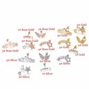 Punk Rock CZ Ear Piercing Stud Earrings Body Jewelry Cartilage Helix Tragus