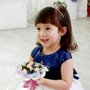 Rhinestone Tiara Hair Band Kid Girl Bridal Princessm Crown Headband X6Y4 V4N5