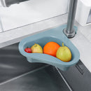 Swan Drain Basket 2 Pcs Corner Kitchen Sink Strainer Basket with Sponge Newly