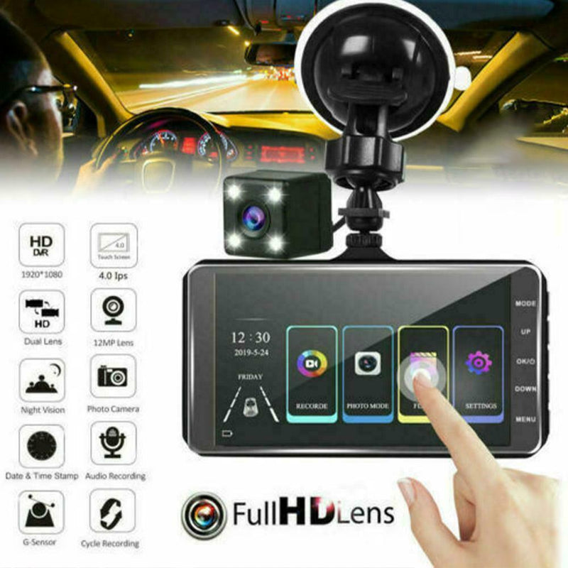 Car Camera Recorder HD 1080P 170° Wide Angle Lens Car Cam screen LCD Camera X9O3