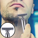 Classic Double Edge Safety Razor with Blades Portable Detachable Shavers