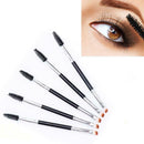Eyebrow Brush Dual-ended Brow Eyeliner Angled Cut Spoolie Nice Makeup Brush A7N1