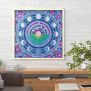 Diamond Painting Blue Disc Full Special Drill Rhinestone Picture (SZ002) Newly