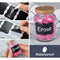 40x Kitchen Accessories Blackboard Stickers Labels Rewritables White With K9I8