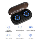 Y50 TWS Earbuds Bluetooth-Compatible Wireless Sport Headphones (Black Blue)