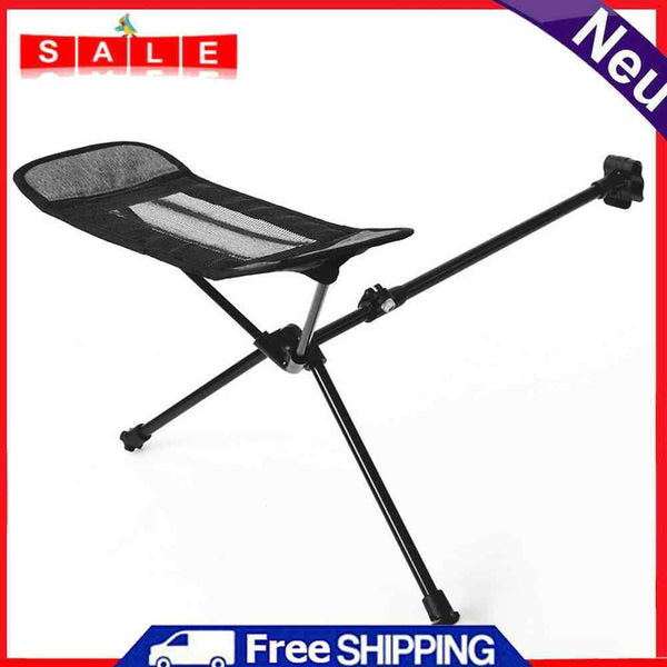 Outdoor Fishing Barbecue Footrest Portable BBQ Foot Rest Leg Stool Folding Chair