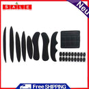 27pcs Cycling Helmet Inner Pads Kit Sealed Sponge for Motorcycle (Black)
