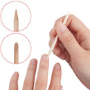Remover Pedicure Pusher Dual-ended Nail Cuticle Pusher Orange Wood Sticks