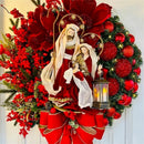 Acrylic Flat Printing Christmas Door Hanging Ornaments Wreath Printing Board