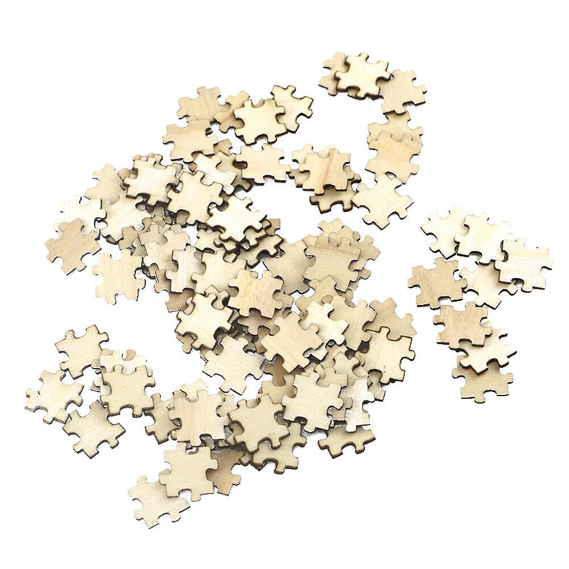 Creative Wood Chips DIY Handmade Cutout Craft Slices for Wedding Home Hang Decor