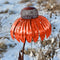 Bird Feeder Container Flower Sensation Orange Coneflower Metal Bird Feeder