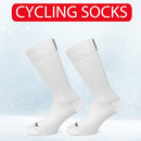 Compression Socks Men Women Sports Cycling Running Breathable Socks (White)