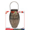 Solar Garden Lanterns, Retro Metal LED Outdoor Hanging Lights with Handle Newly