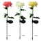 4pcs LED Solar Light Chrysanthemum Lawn Stake Lamps Garden Decor