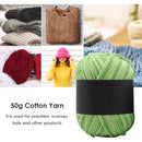 Gradient Color Milk Cotton Yarn Scarf Sweater Crochet Knitting Yarn (C) Newly