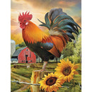 5D Diamond Painting Full Round Mosaic Chicken Picture Home Decor  2PCS
