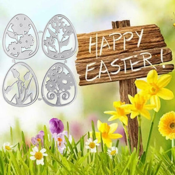 Easter Egg Metal Cutting Dies Stencil Scrapbookings Album Stamps DIY Papers B5B8