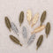 DIY Finding Jewelry Bracelet Beads Necklace Pendant Small Charm Feather Leaf
