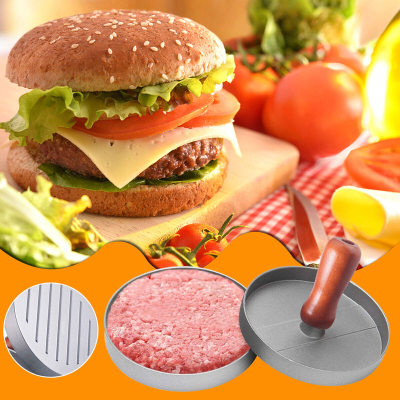 Burger Press 100 Patty Papers Set - Non-stick Hamburger Patty Maker Mold