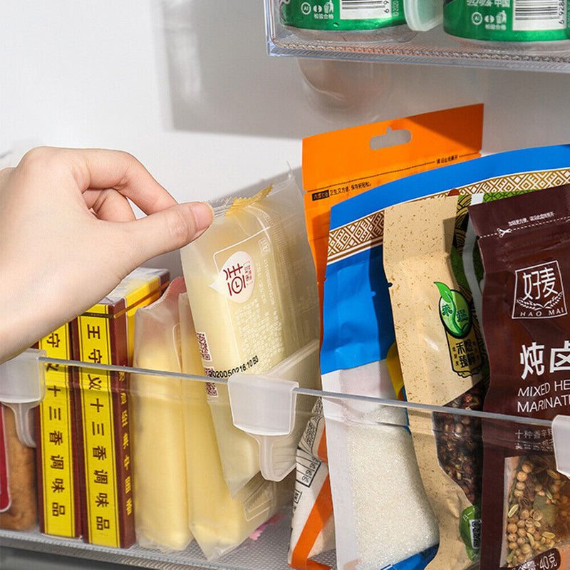 4x Refrigerator Sorting Partition Board Divider Kitchen Storage Organizers Newly