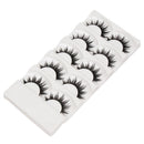 Makeup Soft Thick Cross Handmade Black Eye Lashes Extension False  Eyelashes