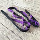 6.6ft Yoga Stretch Strap Aerial Yoga Anti-Gravity Rope w/ Grip Loops(Purple