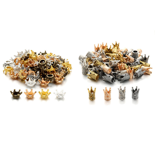 DIY Fitting Spacer Beads King Crown Beads Jewelry Making Supplies Pendants