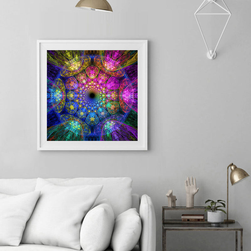 Abstract Jellyfish Oil Paint By Numbers Kits Canvas Picture Wall Art DIY