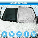 Cover with Night Reflective Strips Car Windscreen Mirror Shield Cover