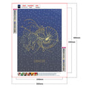 Zodiac Sign Cancer DIY Diamond Painting Kits Full Round Drill Wall Art Deco