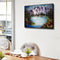 50x40cm Frameless Oil Paint By Numbers Snow Mountain Lake Paint Canvas Picture