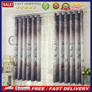 Pastoral Printed Blackout Curtains Window Blinds Drapes Living Room Decor
